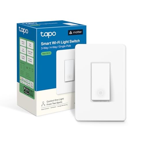 TP-Link Tapo Smart Switch, Matter, Alexa & Siri Compatible