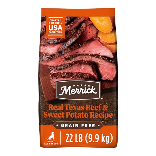 Merrick Grain-Free Dog Food, Texas Beef & Sweet Potato 22lb