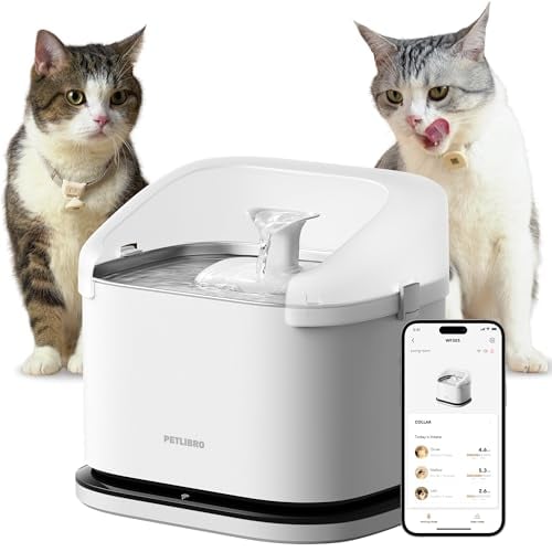 PETLIBRO Smart Cat Water Fountain, 101oz, Wi-Fi, RFID Tags