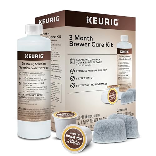 Keurig Maintenance Kit: Descaling, Filters & Rinse Pods, 7-Pack