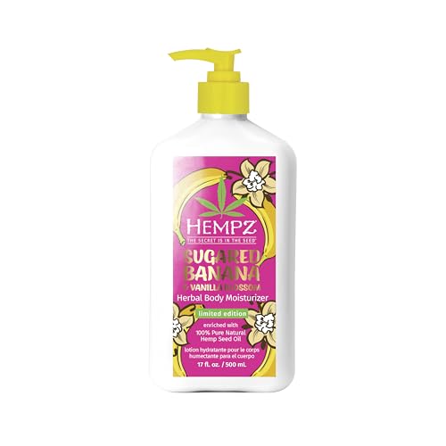 Hempz Sugared Banana & Vanilla Lotion, 17 oz Ultra Hydrating