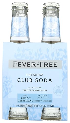 Fever-Tree Club Soda, 4 Pack, 6.8 fl oz