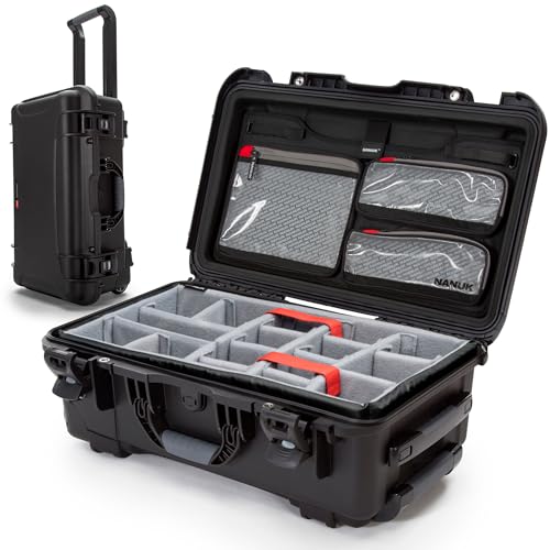 Nanuk 935 Waterproof Camera Case with Dividers & Wheels, Black