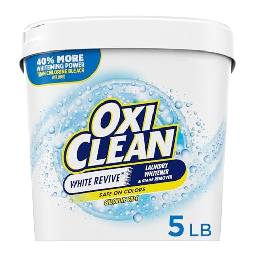 OxiClean White Revive Laundry Whitener & Stain Remover, 5 lb