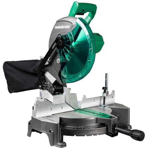 Metabo HPT 10″ Compound Miter Saw, 15-Amp, C10FCGS