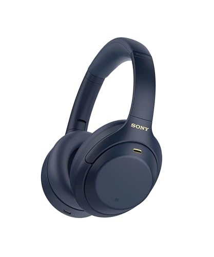 Sony WH-1000XM4 Noise-Canceling Wireless Headphones, Midnight Blue