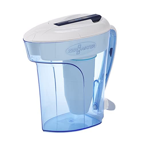 ZeroWater 12-Cup Filter Pitcher, Reduces Lead & PFOA/PFOS