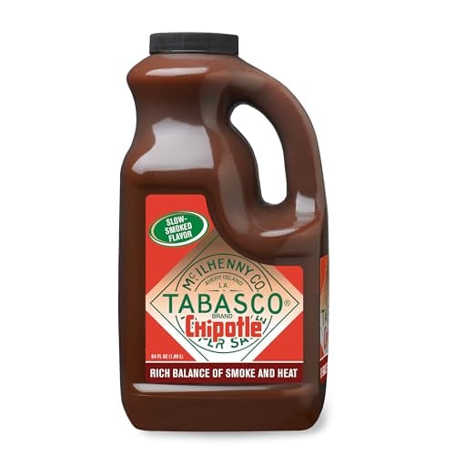 TABASCO Chipotle Pepper Sauce, Medium, 64 Fl Oz Jug