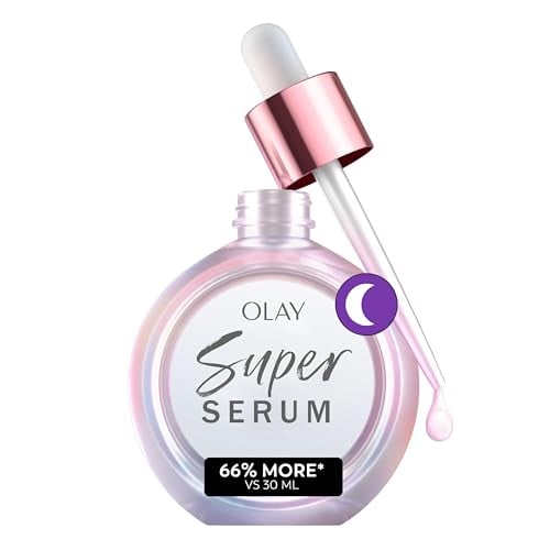Olay Night Repair Serum: Hydrates, Evens Tone, Anti-Aging, 1.7 Oz