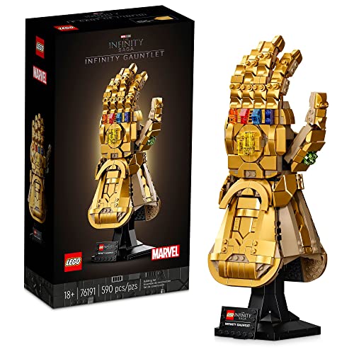 LEGO Marvel Thanos Infinity Gauntlet Set with Stones