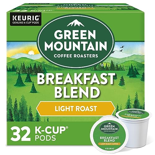 Green Mountain Breakfast Blend K-Cup Pods, Light Roast, 32 Ct