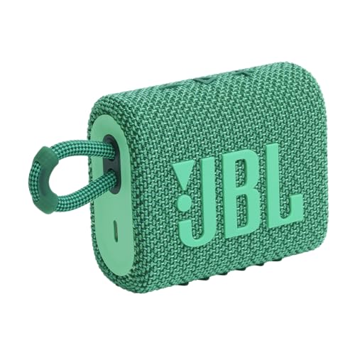 JBL Go 3 Eco Bluetooth Speaker, Waterproof, 5-Hour Playtime
