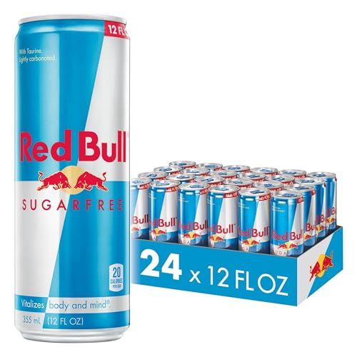 Red Bull Sugar Free Energy Drink, 12oz, Pack of 24