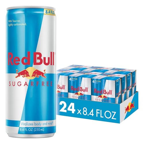 Red Bull Sugar Free Energy Drink, 8.4 Fl Oz, 24 Cans