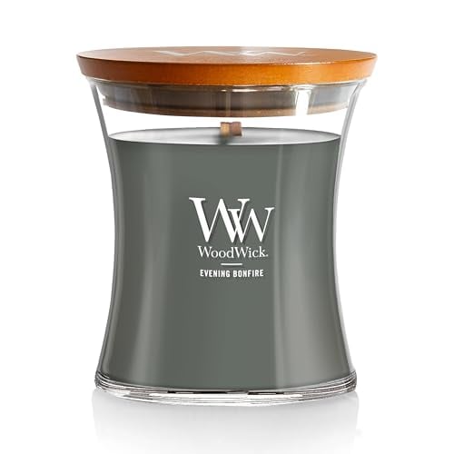 WoodWick Evening Bonfire Candle with Wood Wick