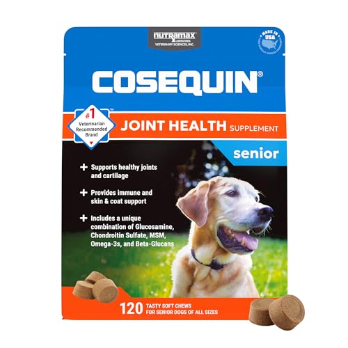 Cosequin Senior Dog Joint Health Soft Chews, 120 Count