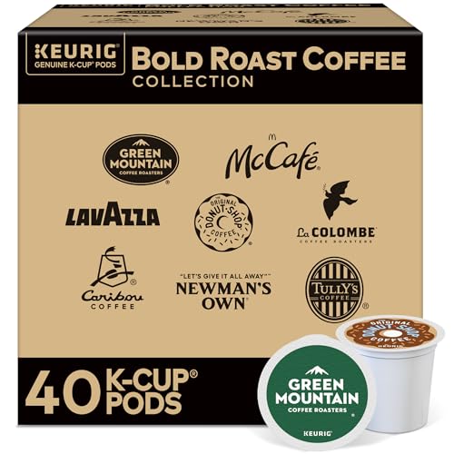 Keurig Bold Roast Variety Pack, Single Serve Pods, 40ct
