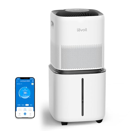 LEVOIT 6000S Smart Humidifier, 3000ft², 6 Gal, Quiet Mode