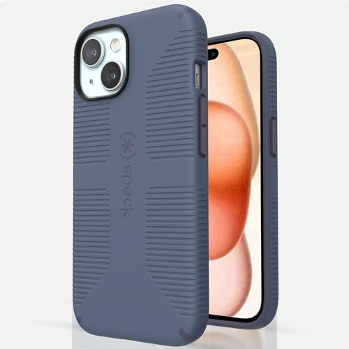 Speck CandyShell Grip Blue Case for iPhone 15/16e/14/13