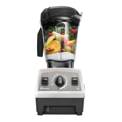 Vitamix 750 Blender, 64-oz, 4 Presets, Self-Cleaning, White