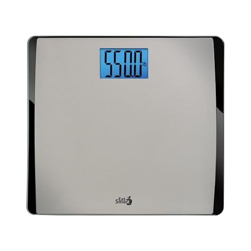 Eat Smart 550 lb Digital Bathroom Scale, Extra-Wide Platform