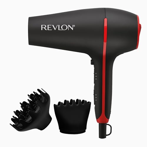 REVLON Coconut Oil Infused Hair Dryer with Attachments