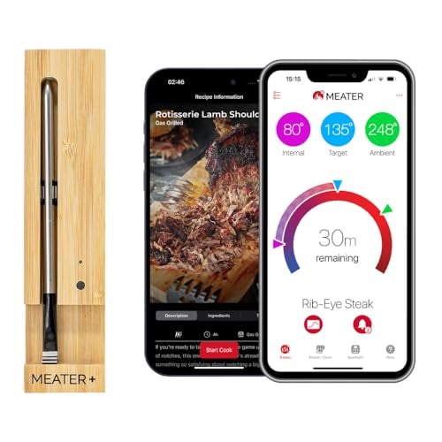 MEATER Plus: Bluetooth Wireless Meat Thermometer for BBQ & More