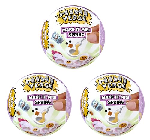 MGA Miniverse Mini Spring 3-Pack – Easter DIY Crafts 8+