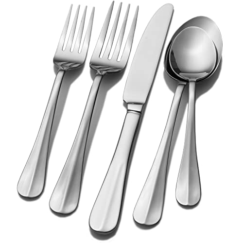 Pfaltzgraff 53-Piece Stainless Steel Flatware Set, Service for 8