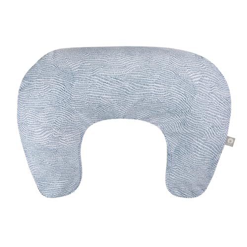 Boppy Ergonomic Nursing Pillow with Washable Cover – Blue Speckled