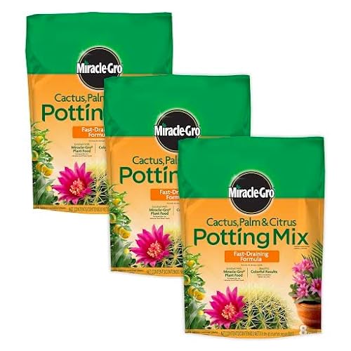 Miracle-Gro Cactus Potting Mix, 8 qt., 3-Pack