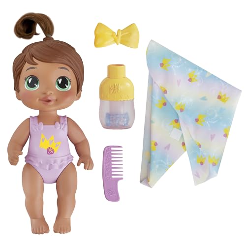 Baby Alive Sophia Sparkle Brown Hair Doll Playset, 11″