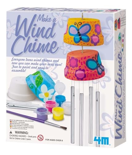 4M DIY Wind Chime Kit – Paint & Assemble for Kids