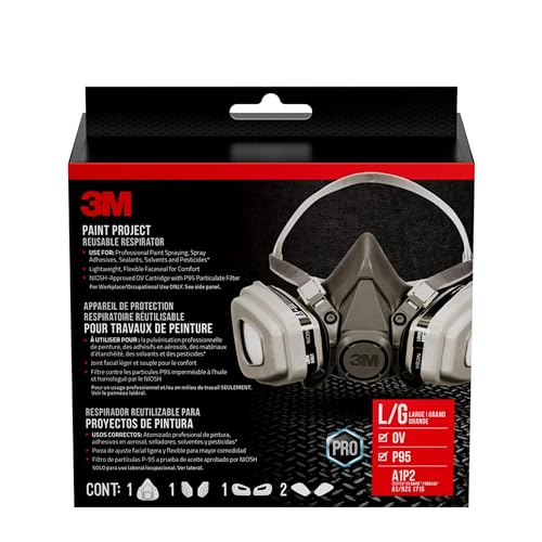 3M P95 Reusable Respirator 6311, Large, NIOSH-Approved
