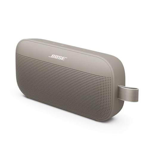 Bose SoundLink Flex 2nd Gen Portable Waterproof Speaker, 12H Battery, Sandstone