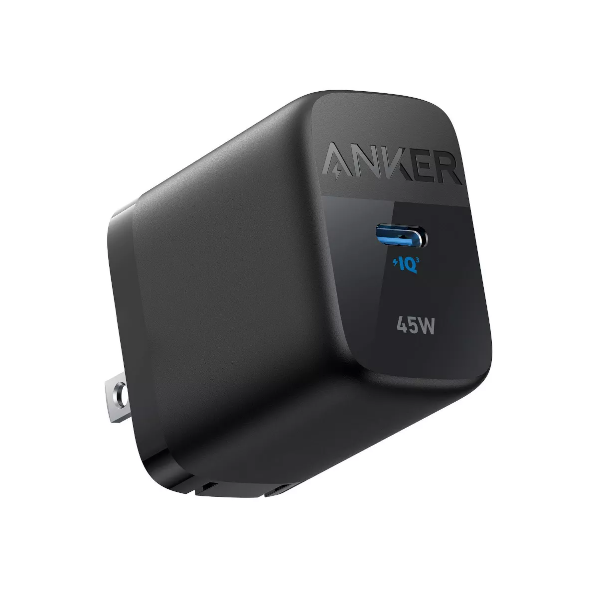 Anker Ace 45W USB-C Wall Charger  Black Quick Charge, 20V, 5A Output