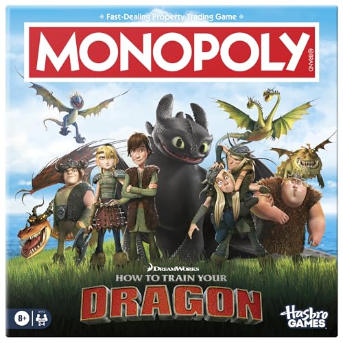 Monopoly How to Train Your Dragon Edition Board Game