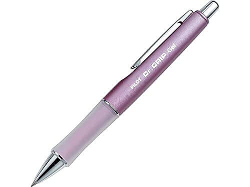 PILOT Dr. Grip Gel Pen, Fine Point, Metallic Mauve