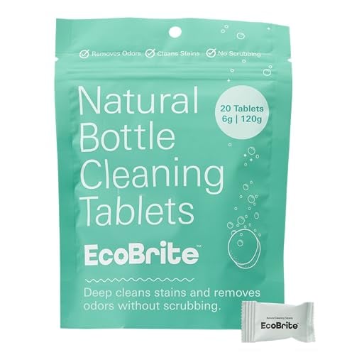 Owala EcoBrite Cleaning Tablets – 20 Pack, Natural Ingredients