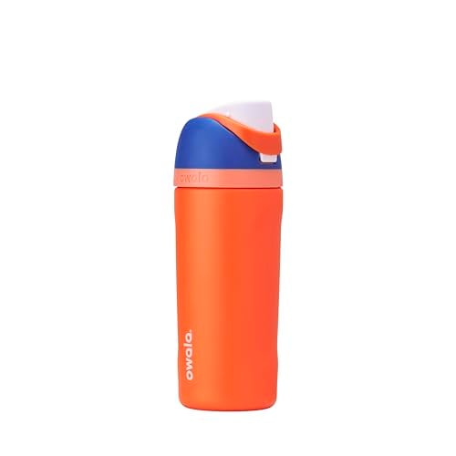 Owala Kids 16 oz Blue Citrus Water Bottle with Straw