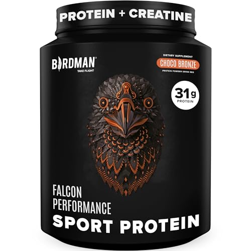 Birdman Falcon Vegan Chocolate Protein Powder, 31g Protein, 19 Servings