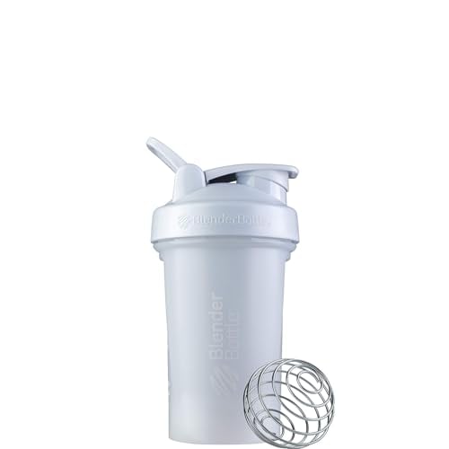 BlenderBottle Classic V2, 20-Ounce Shaker, White