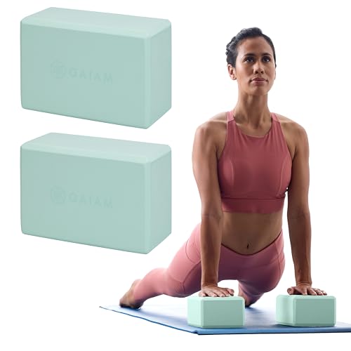 Gaiam Yoga Block: Non-Slip, Supportive EVA Foam