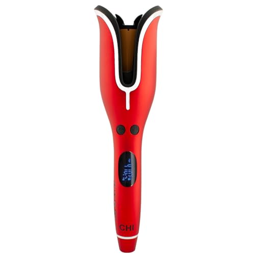 CHI Spin N Curl, Ruby Red Curling Iron with Preset Temps