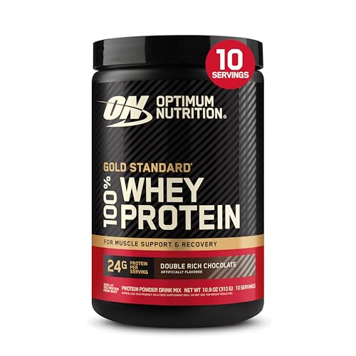 Optimum Nutrition Double Rich Chocolate Whey Protein, 0.68 lb