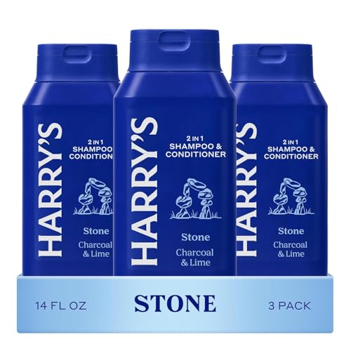 Harry’s 2-in-1 Shampoo & Conditioner, Stone Scent, 3 Pack
