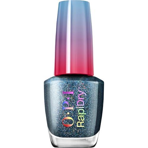 OPI RapiDry Dark Blue Shimmer Quick-Dry Vegan Nail Polish