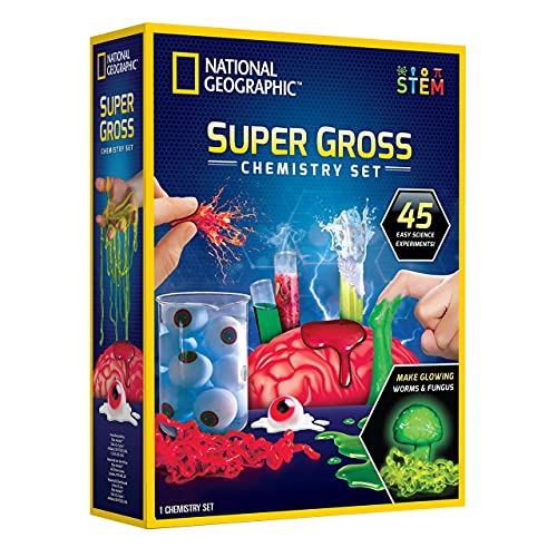 NATIONAL GEOGRAPHIC Gross Science Kit – 45 Experiments for Kids 8-12