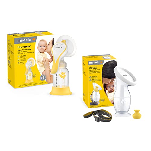 Medela Manual Breast Pump Set: Harmony Pump & Milk Collector