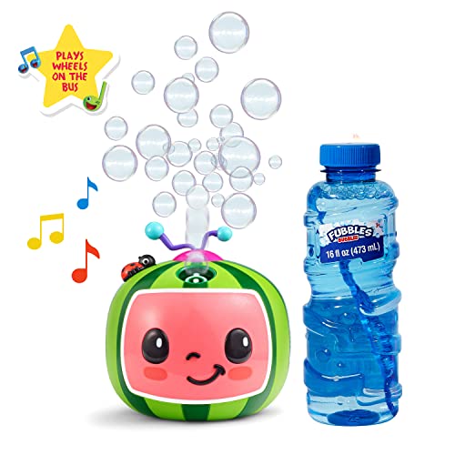 CoComelon Musical Bubble Machine | Exclusive with Extra Solution